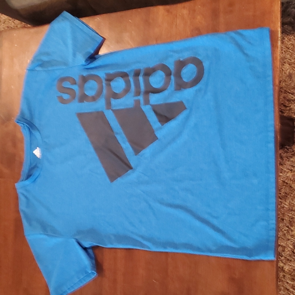 Boys Adidas Climalite Shirt, Size L 14/16